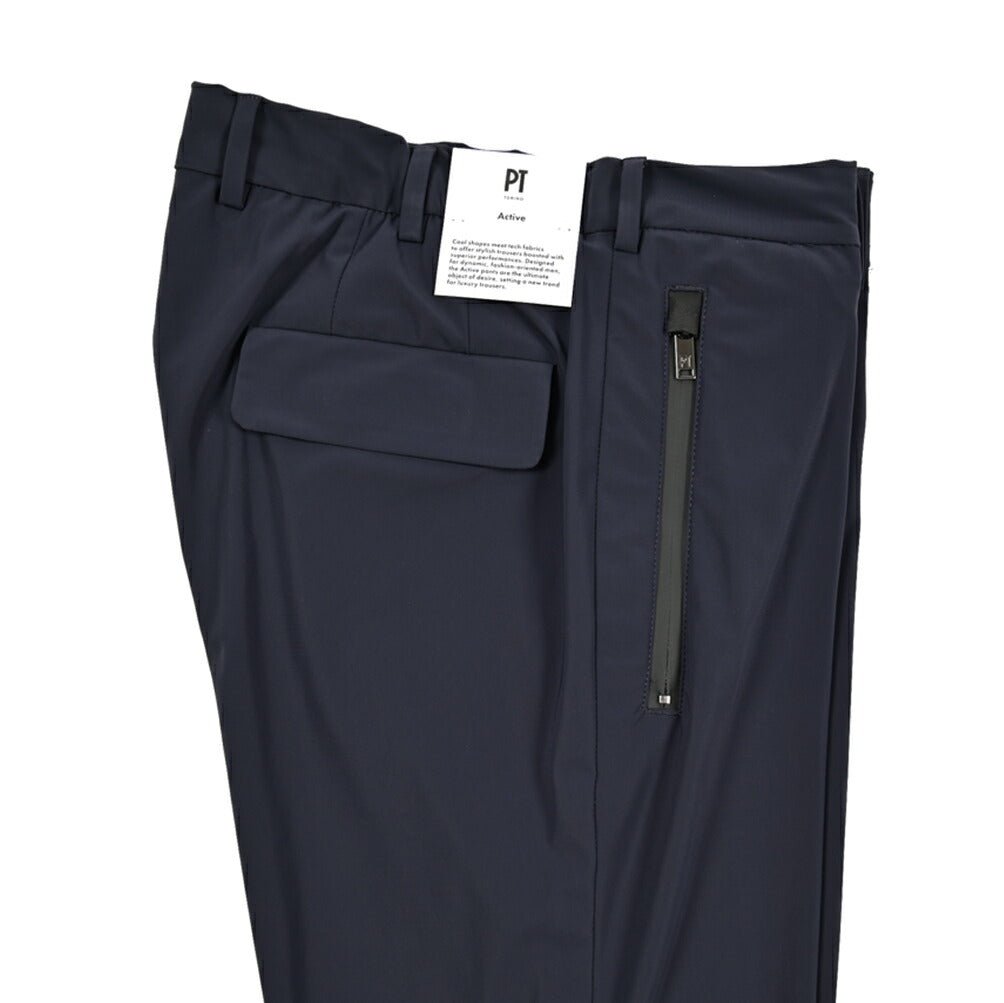 SALE|PT TORINO Active "LAMDA" 軽量ストレッチナイロン ノータックパンツ|423898|GUARDAROBA MILANO OFFICIAL STORE