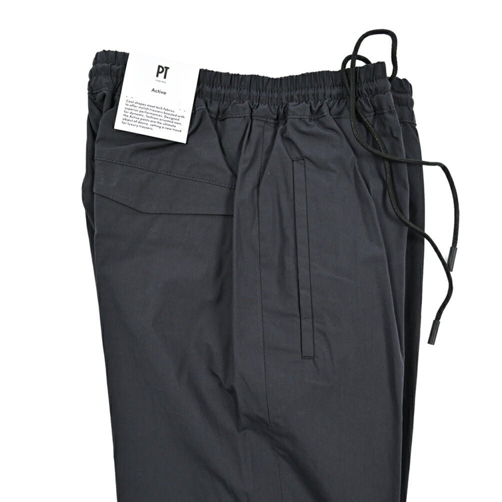 SALE|PT TORINO Active "OMEGA" ストレッチコットン ドローコード付きイージースラックス|423257 - 46|GUARDAROBA MILANO OFFICIAL STORE