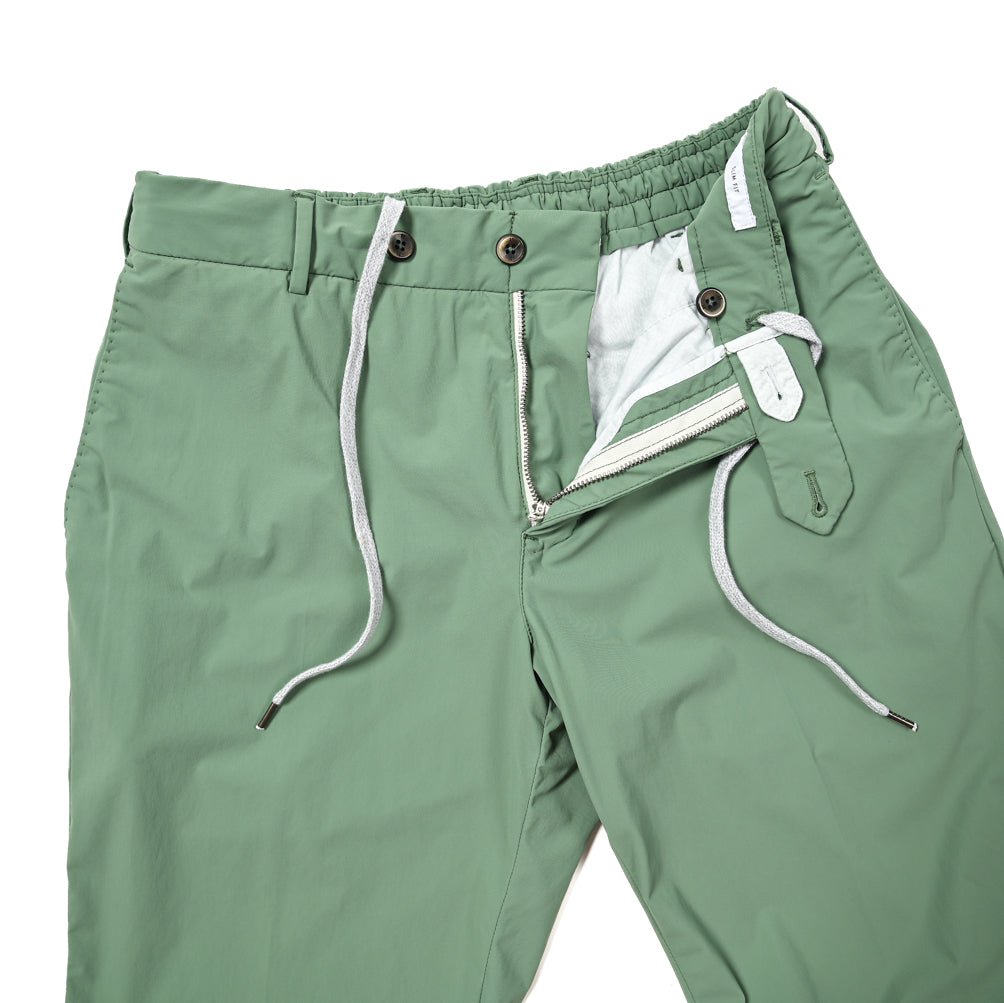 SALE|PT TORINO Active "SLIM FIT" 軽量ストレッチナイロン ドローコード付きイージースラックス|405737 - C - 44|GUARDAROBA MILANO OFFICIAL STORE