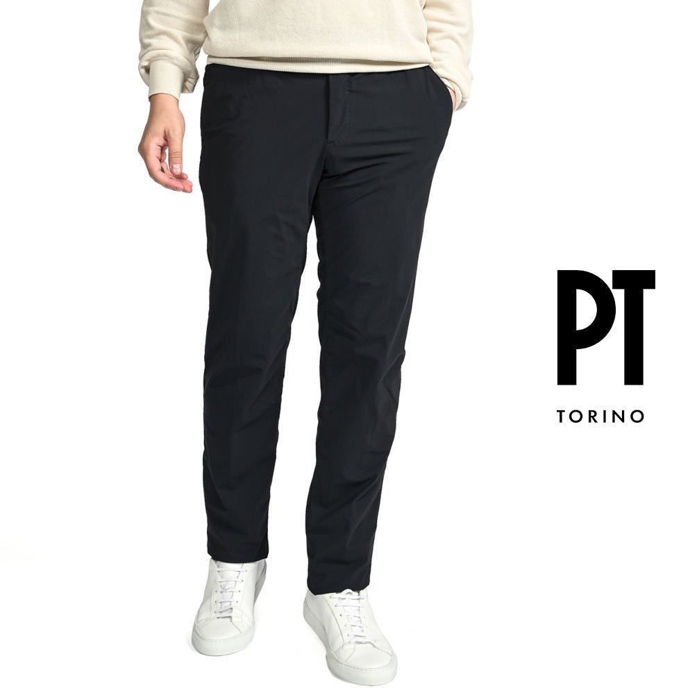 SALE|PT TORINO ACTIVE SLIM FIT 高機能ストレッチナイロン ノータックスラックス / PT01 KULT|GUARDAROBA MILANO OFFICIAL STORE