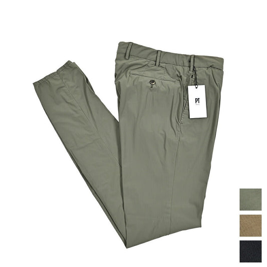 SALE|PT TORINO Active "SUPERSLIM FIT" 軽量ストレッチナイロン ノータックスリムパンツ|411136-A-48|GUARDAROBA MILANO OFFICIAL STORE