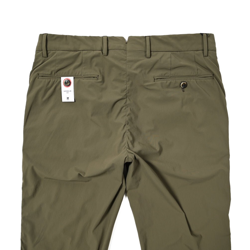 SALE|PT TORINO ACTIVE SUPERSLIM FIT 高機能ストレッチナイロン ノータックスラックス / PT01 KULT|407644 - C - 50|GUARDAROBA MILANO OFFICIAL STORE