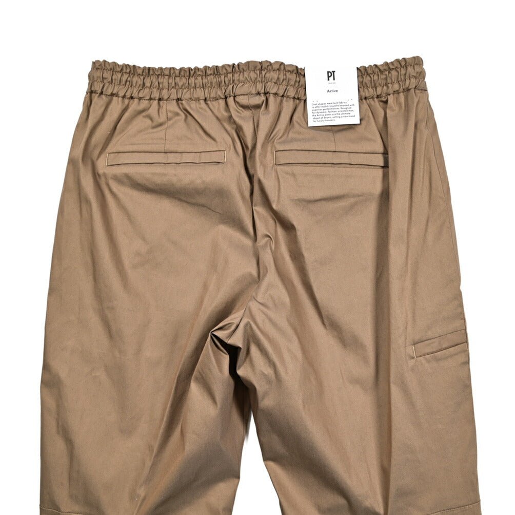SALE|PT TORINO Active "THETA" ストレッチコットン ドローコード付きイージーパンツ (裾ジップ)|423261 - 48|GUARDAROBA MILANO OFFICIAL STORE
