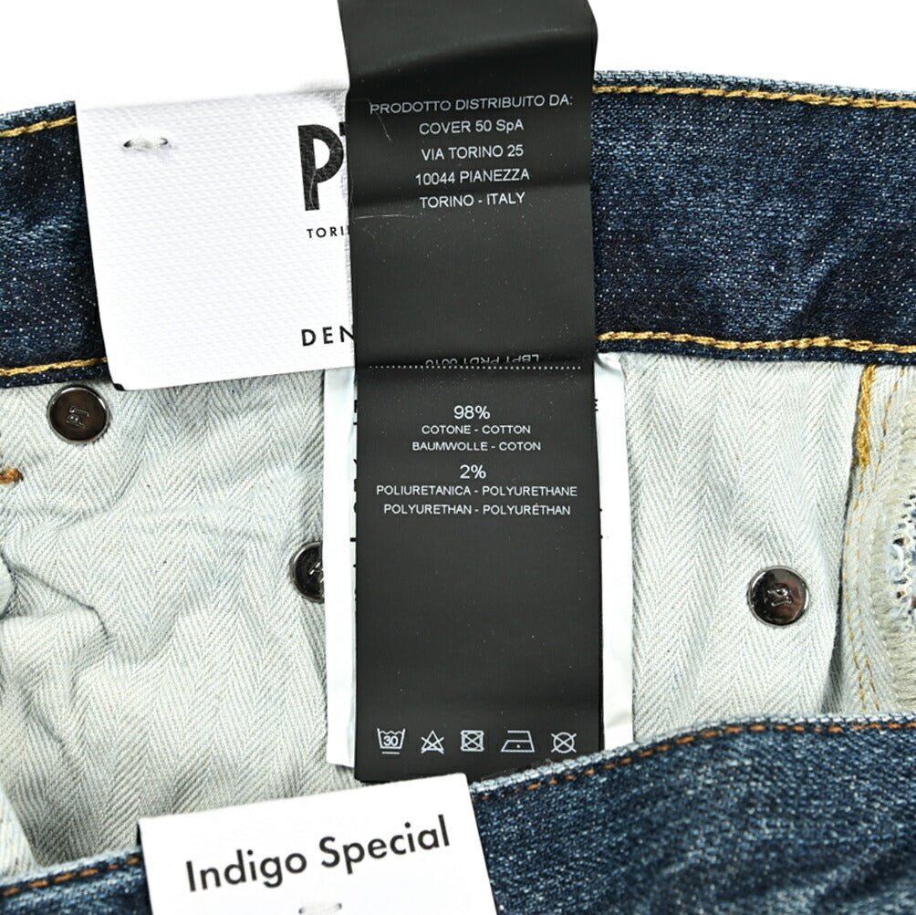 SALE|PT TORINO DENIM DUB (STRAIGHT FIT) ストレッチデニム ターンナップジーンズ / PT05|417460 - 30|GUARDAROBA MILANO OFFICIAL STORE