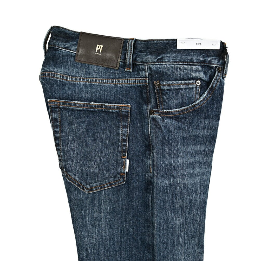 SALE|PT TORINO DENIM DUB (STRAIGHT FIT) ストレッチデニム ターンナップジーンズ / PT05|417460 - 30|GUARDAROBA MILANO OFFICIAL STORE