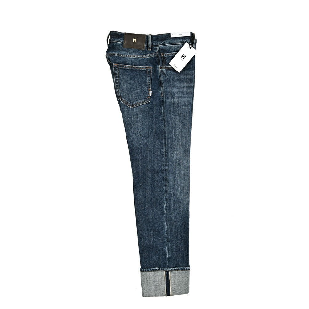 SALE|PT TORINO DENIM DUB (STRAIGHT FIT) ストレッチデニム ターンナップジーンズ / PT05|417460 - 30|GUARDAROBA MILANO OFFICIAL STORE