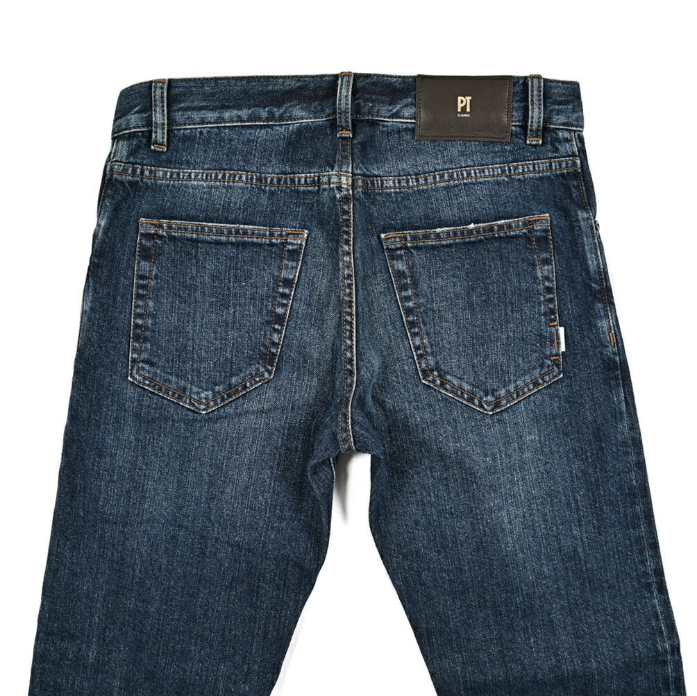 SALE|PT TORINO DENIM DUB (STRAIGHT FIT) ストレッチデニム ターンナップジーンズ / PT05|417460 - 30|GUARDAROBA MILANO OFFICIAL STORE