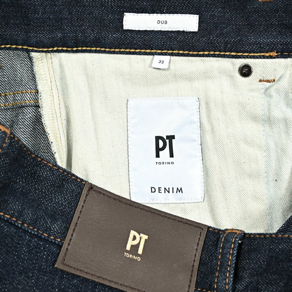 SALE|PT TORINO DENIM DUB (STRAIGHT FIT) ストレッチデニム ターンナップジーンズ / PT05|417472 - 32|GUARDAROBA MILANO OFFICIAL STORE