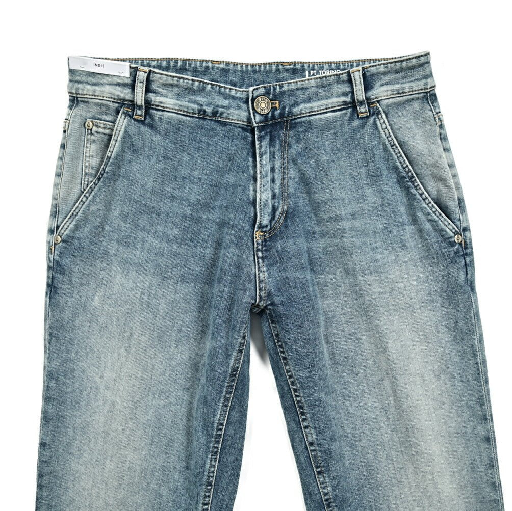 SALE|PT TORINO DENIM INDIE (NARROW FIT) ストレッチデニム ジーンズ(デニスラ) / PT05|417028 - 34|GUARDAROBA MILANO OFFICIAL STORE