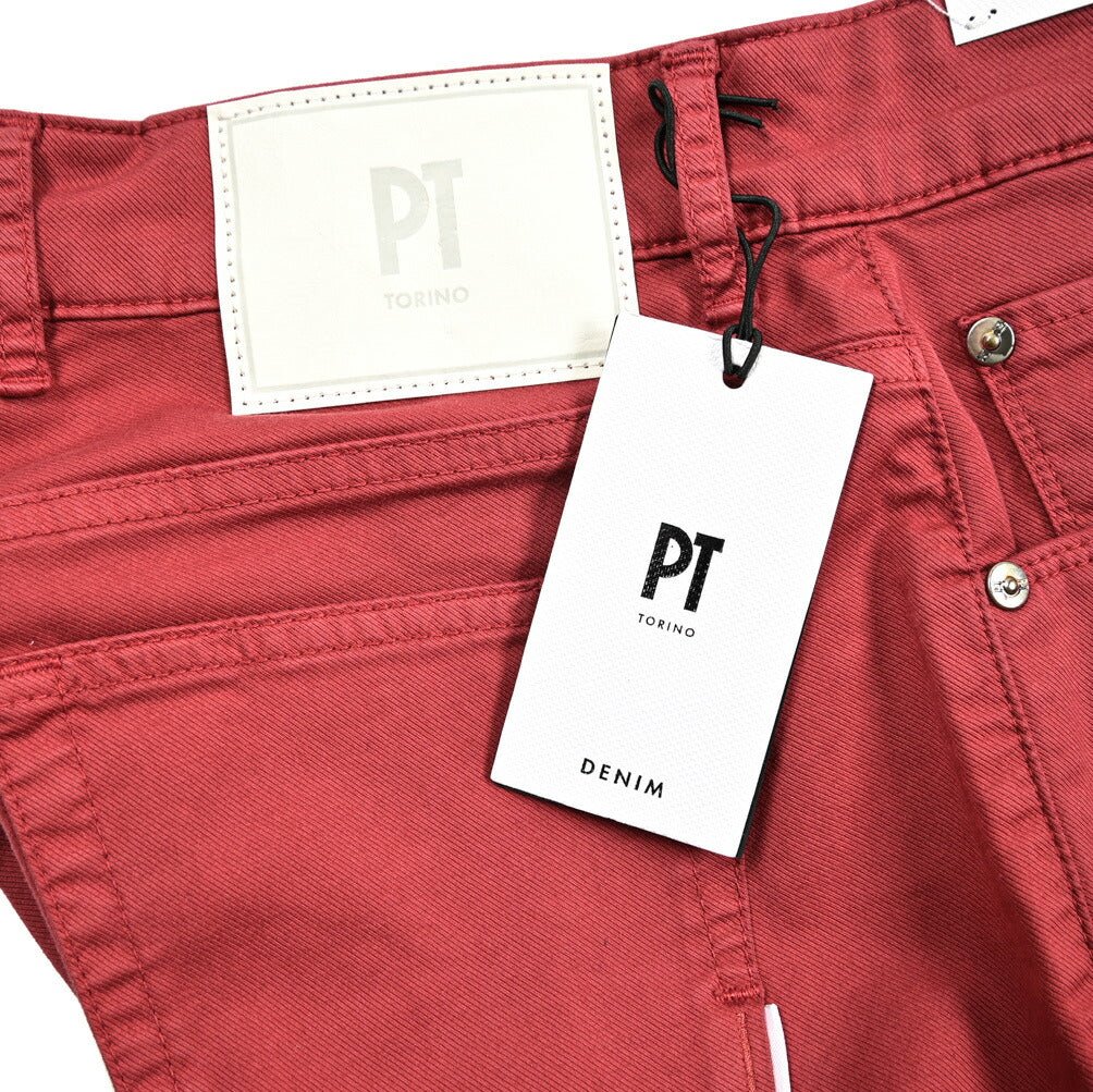SALE|PT TORINO DENIM JAZZ (UPDATED FIT) ストレッチコットン 5ポケットカラーパンツ / PT05|420025|GUARDAROBA MILANO OFFICIAL STORE
