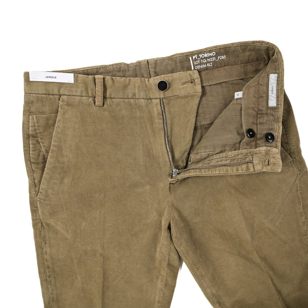 SALE|PT TORINO DENIM JUNGLE 細畝コーデュロイ クロップドスキニーパンツ|395733 - B - 36|GUARDAROBA MILANO OFFICIAL STORE