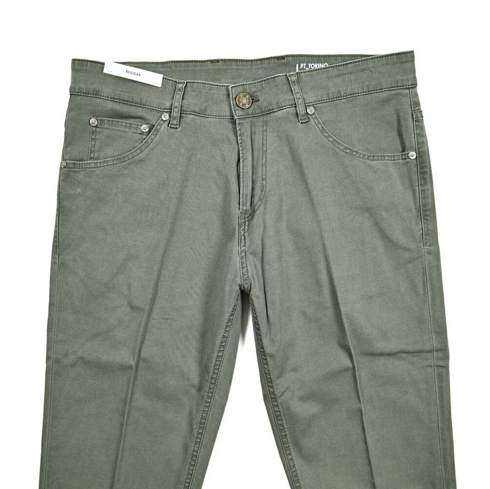 SALE|PT TORINO DENIM REGGAE (TAPERED FIT) ストレッチコットン 5ポケットテーパードパンツ / PT05|419789 - 32|GUARDAROBA MILANO OFFICIAL STORE