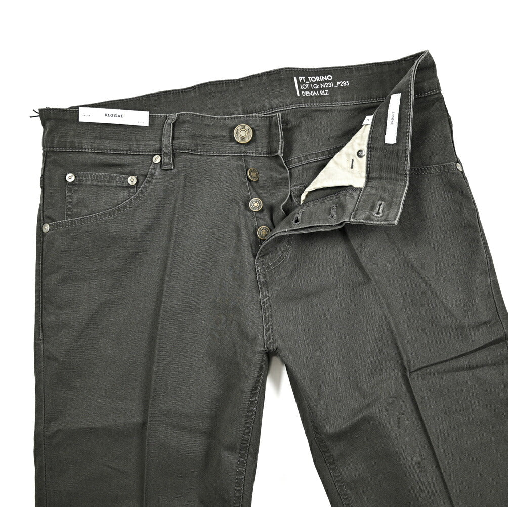 SALE|PT TORINO DENIM REGGAE (TAPERED FIT) ストレッチコットン 5ポケットテーパードパンツ / PT05|419814 - 31|GUARDAROBA MILANO OFFICIAL STORE