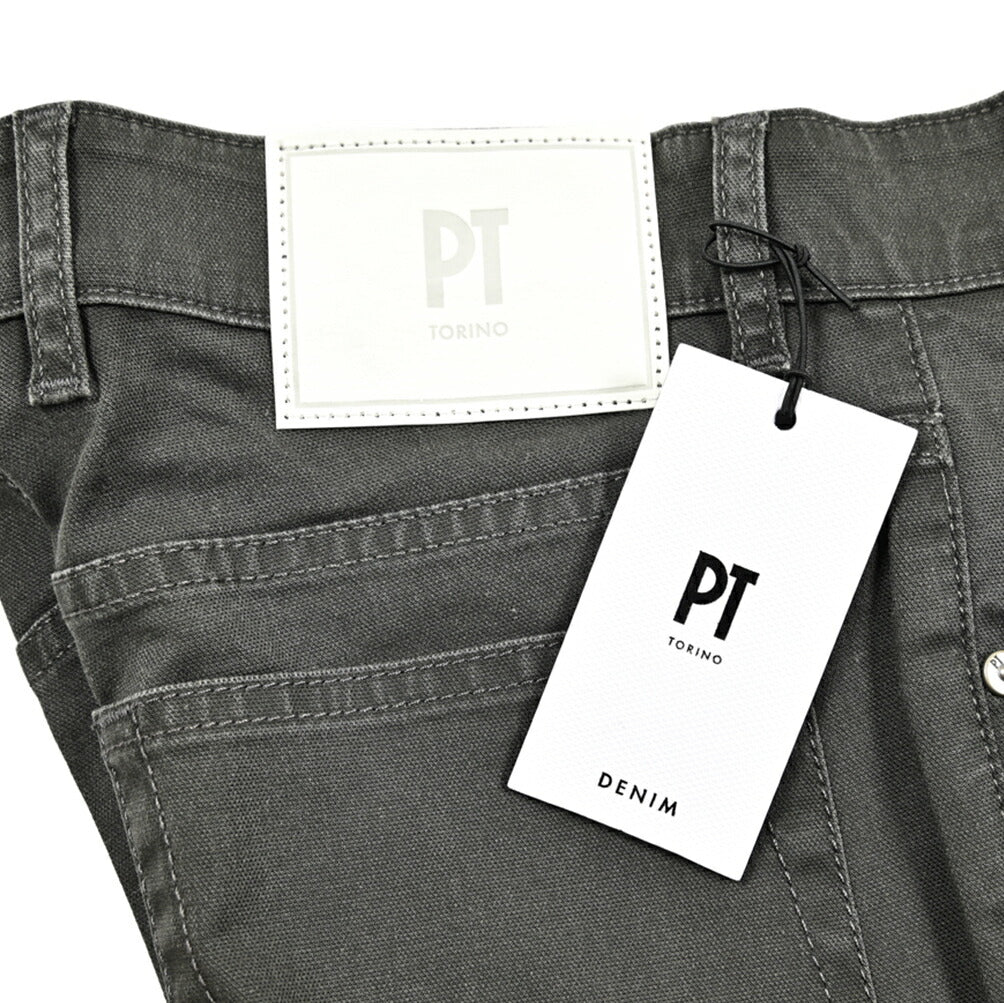 SALE|PT TORINO DENIM REGGAE (TAPERED FIT) ストレッチコットン 5ポケットテーパードパンツ / PT05|419814 - 31|GUARDAROBA MILANO OFFICIAL STORE