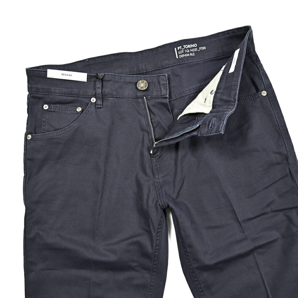 SALE|PT TORINO DENIM REGGAE (TAPERED FIT) ストレッチコットン 5ポケットカラーパンツ / PT05|420241 - 31|GUARDAROBA MILANO OFFICIAL STORE