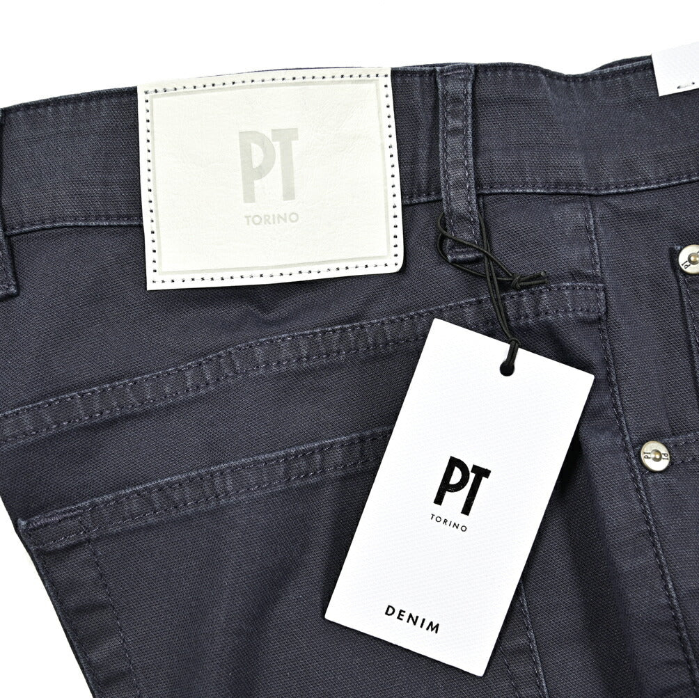 SALE|PT TORINO DENIM REGGAE (TAPERED FIT) ストレッチコットン 5ポケットカラーパンツ / PT05|420241 - 31|GUARDAROBA MILANO OFFICIAL STORE