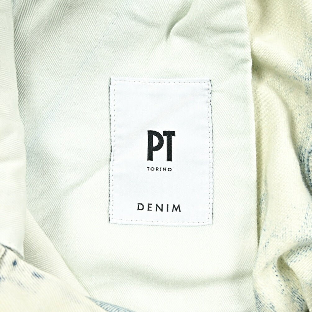SALE|PT TORINO DENIM THE PILOT コットン100% ワンタックデニムスラックス / PT05|419824 - 29|GUARDAROBA MILANO OFFICIAL STORE