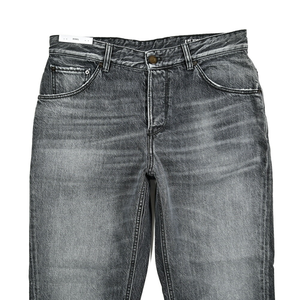 SALE|PT TORINO DENIM THE REBEL コットン100% デニム ワイドジーンズ / PT05|417457 - 32|GUARDAROBA MILANO OFFICIAL STORE