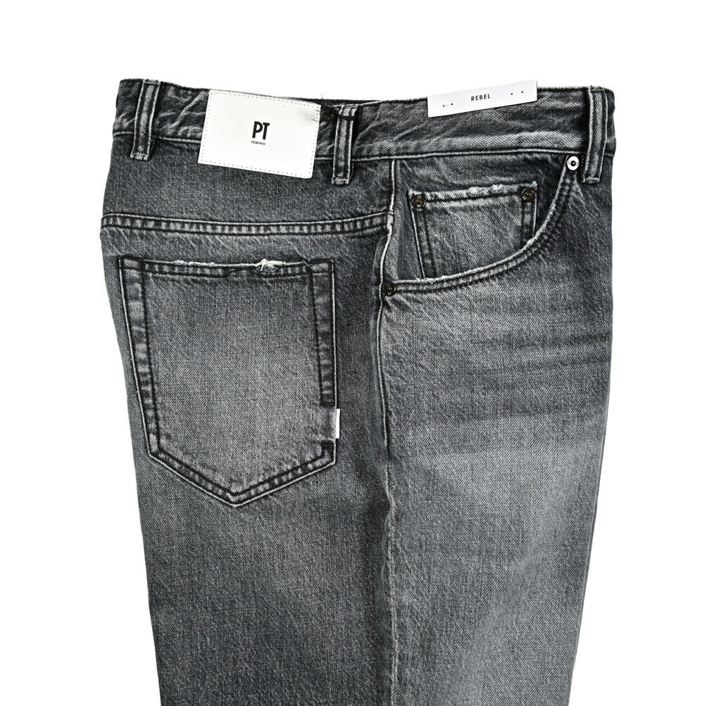 SALE|PT TORINO DENIM THE REBEL コットン100% デニム ワイドジーンズ / PT05|417457 - 32|GUARDAROBA MILANO OFFICIAL STORE