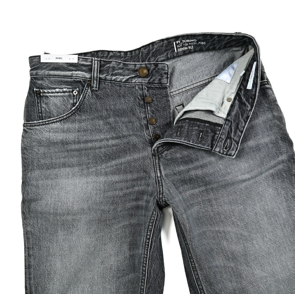 SALE|PT TORINO DENIM THE REBEL コットン100% デニム ワイドジーンズ / PT05|417457 - 32|GUARDAROBA MILANO OFFICIAL STORE