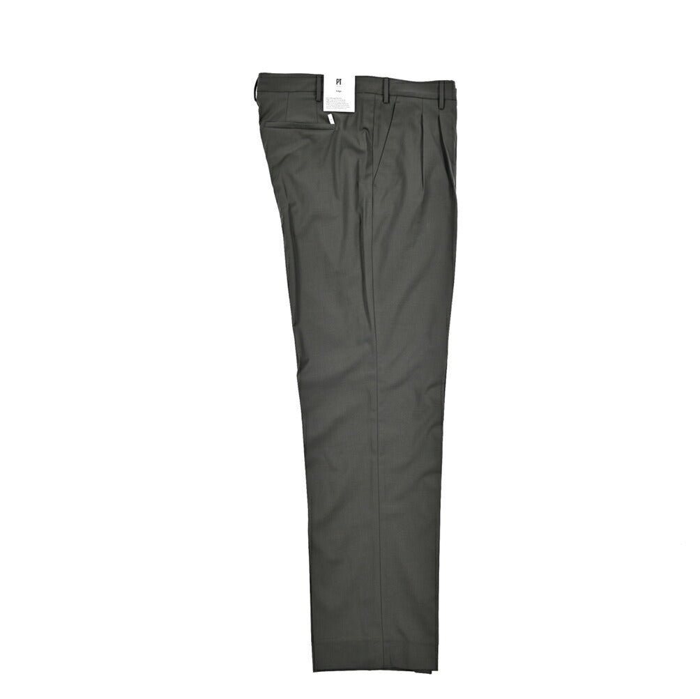 SALE|PT TORINO Edge "DICIANNOVE" ストレッチウール ツータックストレートスラックス|423765 - 50|GUARDAROBA MILANO OFFICIAL STORE
