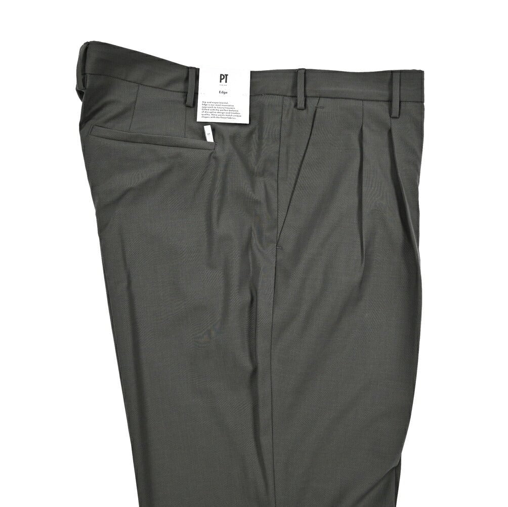 SALE|PT TORINO Edge "DICIANNOVE" ストレッチウール ツータックストレートスラックス|423765 - 50|GUARDAROBA MILANO OFFICIAL STORE