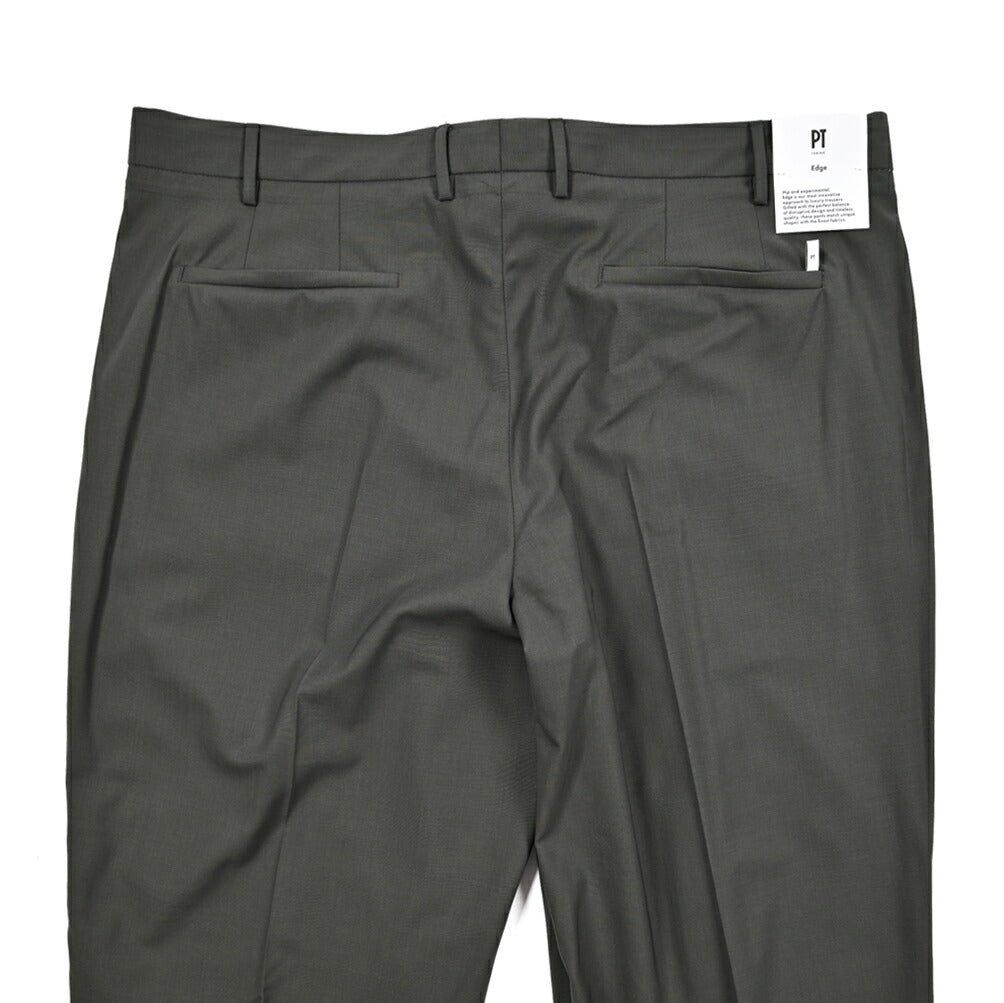SALE|PT TORINO Edge "DICIANNOVE" ストレッチウール ツータックストレートスラックス|423765 - 50|GUARDAROBA MILANO OFFICIAL STORE