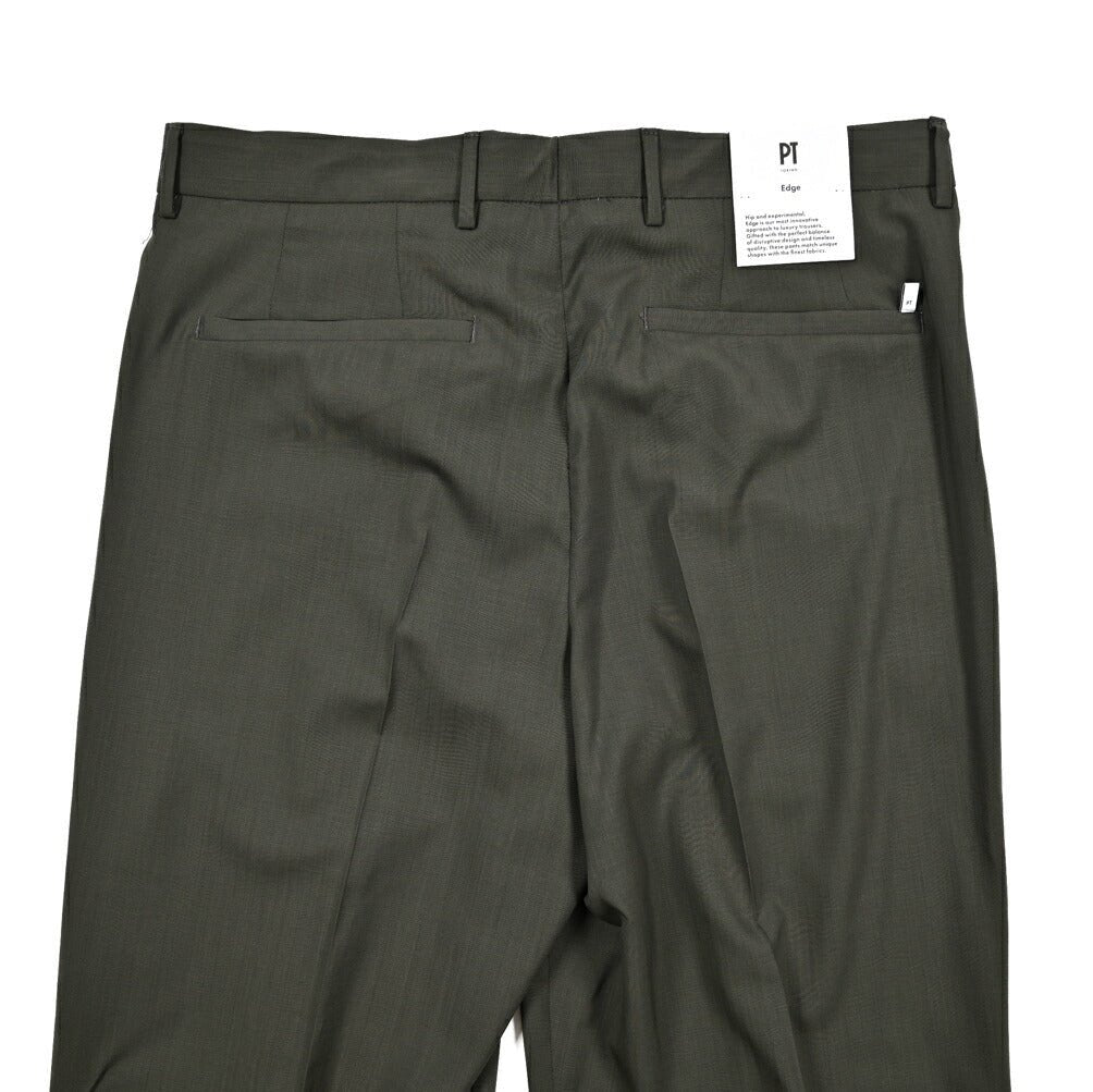 SALE|PT TORINO Edge "DICIANNOVE" SUPER 130's ヴァージンウール100% ツータックスラックス|423499 - 44|GUARDAROBA MILANO OFFICIAL STORE
