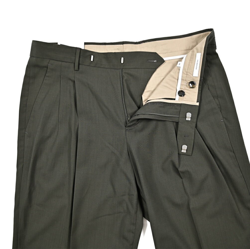 SALE|PT TORINO Edge "DICIANNOVE" SUPER 130's ヴァージンウール100% ツータックスラックス|423499 - 44|GUARDAROBA MILANO OFFICIAL STORE