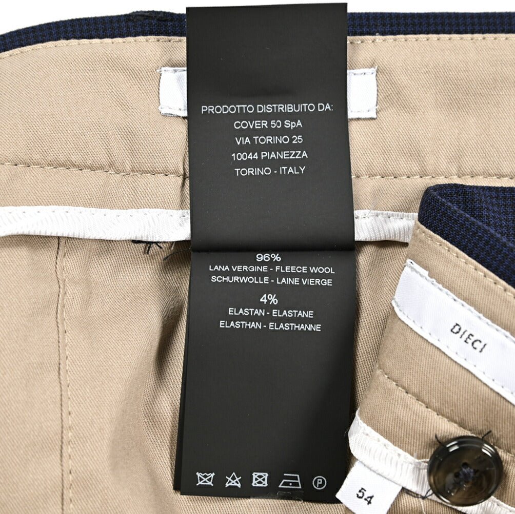 SALE|PT TORINO Edge "DIECI" ストレッチウール ノータックスラックス|423056|GUARDAROBA MILANO OFFICIAL STORE