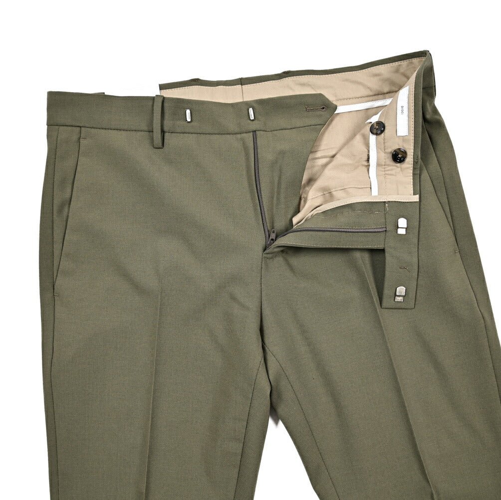 SALE|PT TORINO Edge "DIECI" ストレッチウール ノータックスラックス|423559 - 44|GUARDAROBA MILANO OFFICIAL STORE