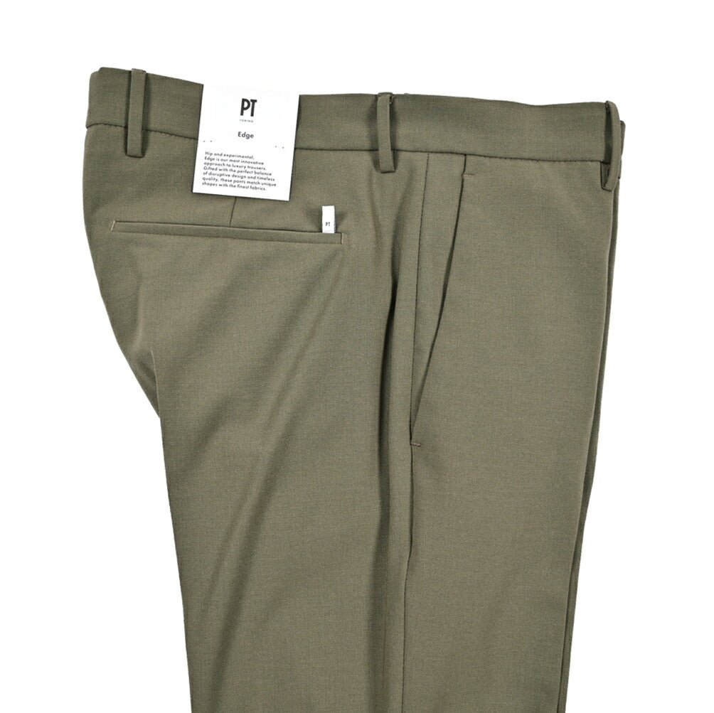 SALE|PT TORINO Edge "DIECI" ストレッチウール ノータックスラックス|423559 - 44|GUARDAROBA MILANO OFFICIAL STORE