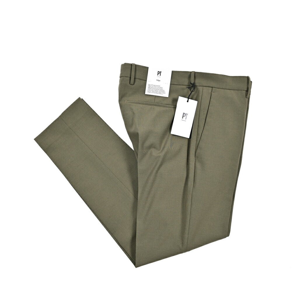 SALE|PT TORINO Edge "DIECI" ストレッチウール ノータックスラックス|423559 - 44|GUARDAROBA MILANO OFFICIAL STORE