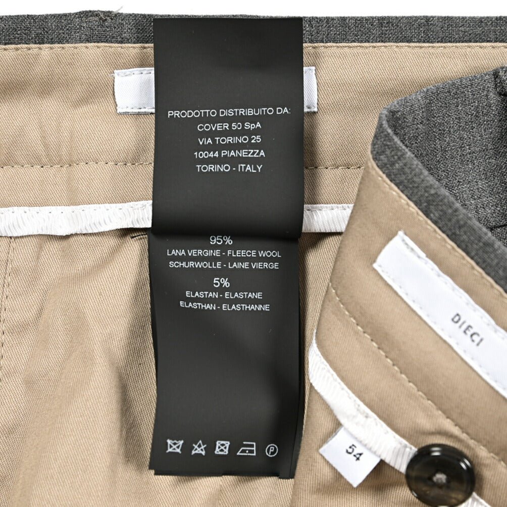 SALE|PT TORINO Edge "DIECI" ストレッチウール スリムテーパードスラックス|423742|GUARDAROBA MILANO OFFICIAL STORE