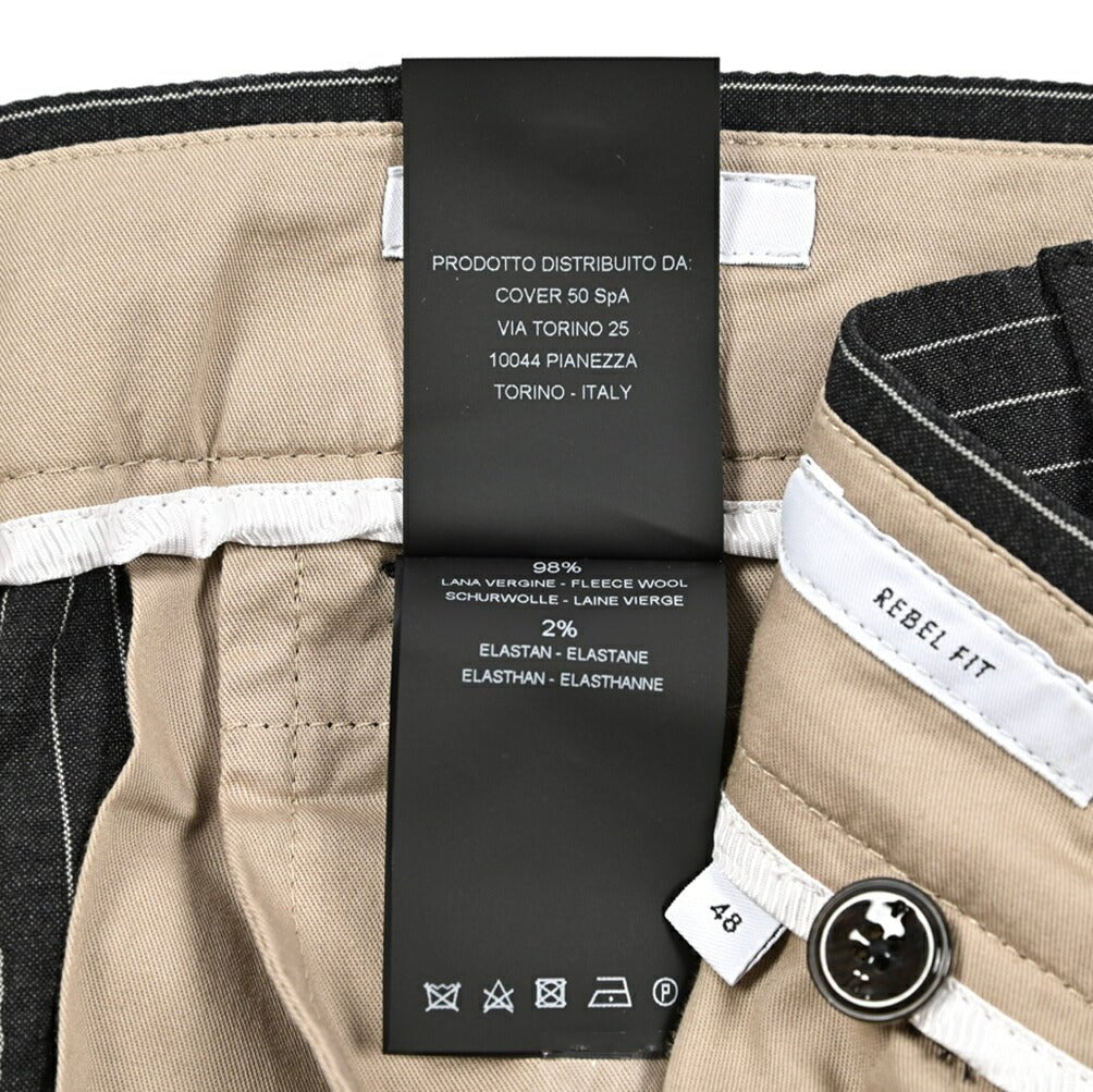 SALE|PT TORINO Edge "REBEL FIT" シアサッカーウール ワンタックスラックス|423060 - 48|GUARDAROBA MILANO OFFICIAL STORE