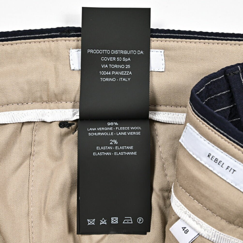 SALE|PT TORINO Edge "REBEL FIT" シアサッカーウール ノータックスラックス|423071 - 46|GUARDAROBA MILANO OFFICIAL STORE