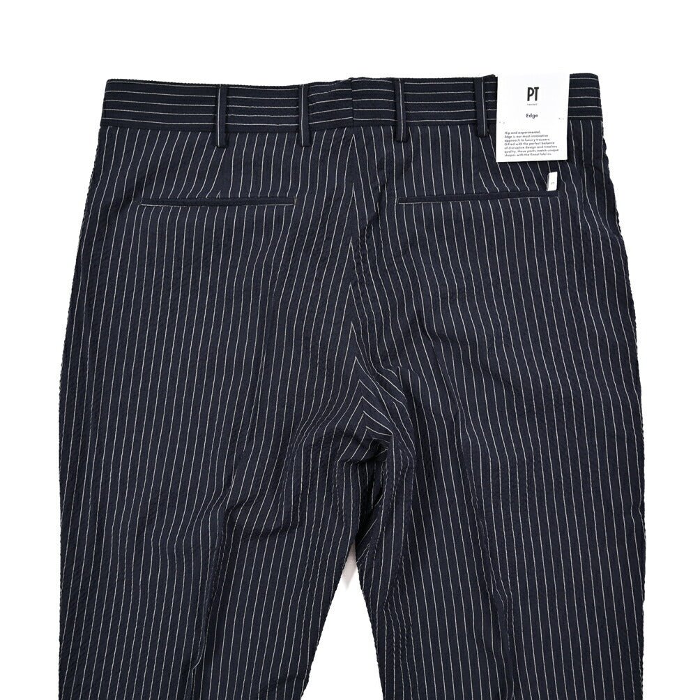 SALE|PT TORINO Edge "REBEL FIT" シアサッカーウール ノータックスラックス|423071 - 46|GUARDAROBA MILANO OFFICIAL STORE