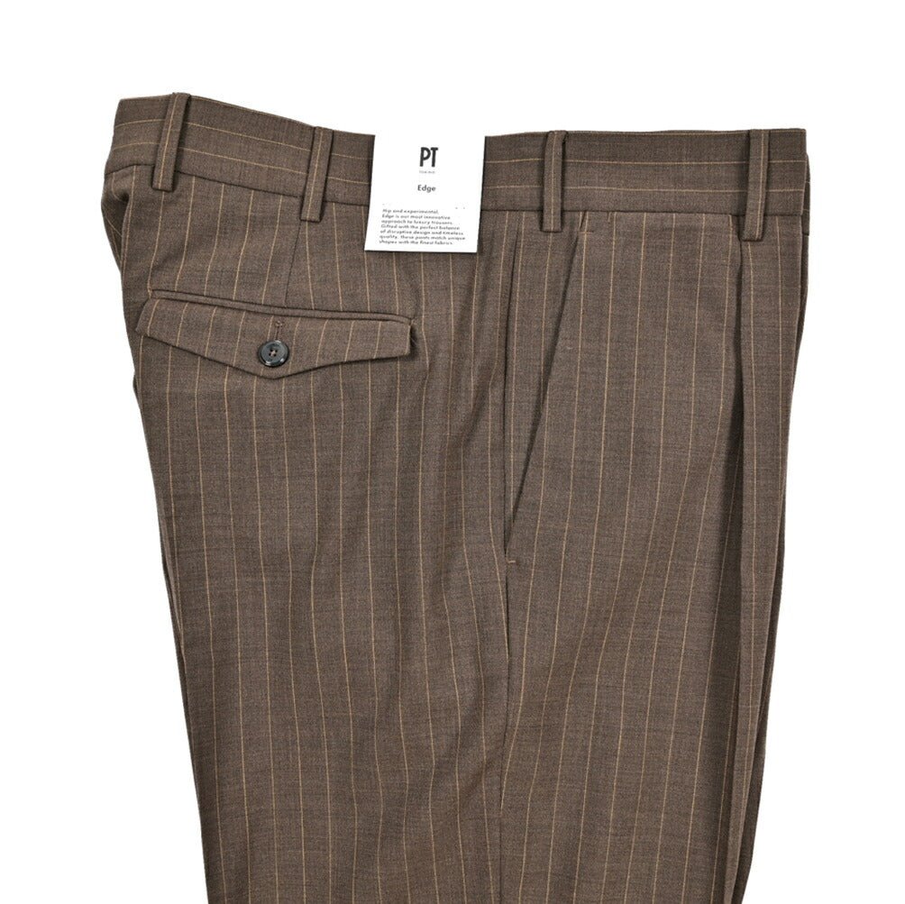 SALE|PT TORINO Edge "REBEL FIT" ストレッチウール ワンタックスラックス|423091|GUARDAROBA MILANO OFFICIAL STORE