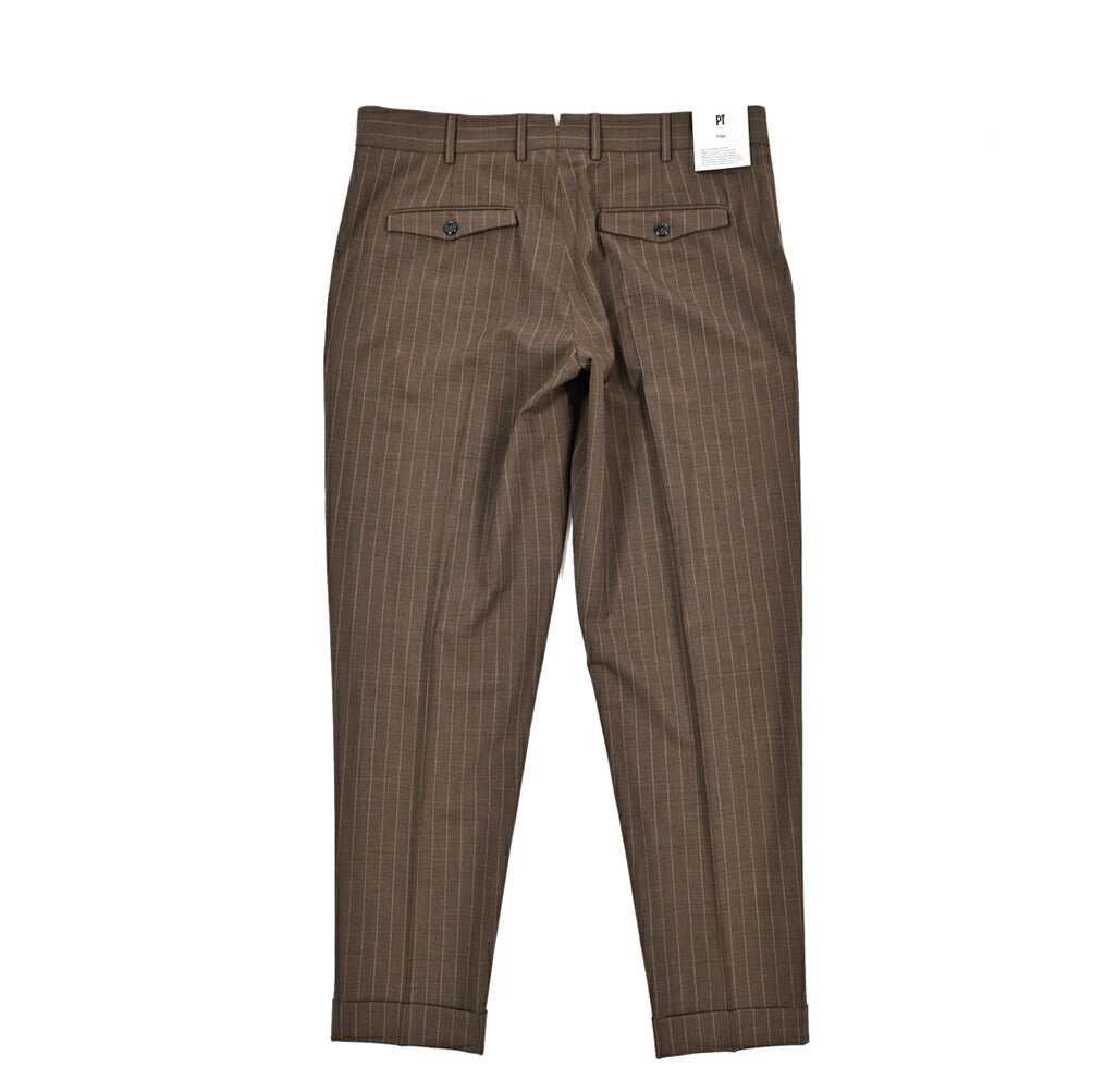 SALE|PT TORINO Edge "REBEL FIT" ストレッチウール ワンタックスラックス|423091|GUARDAROBA MILANO OFFICIAL STORE