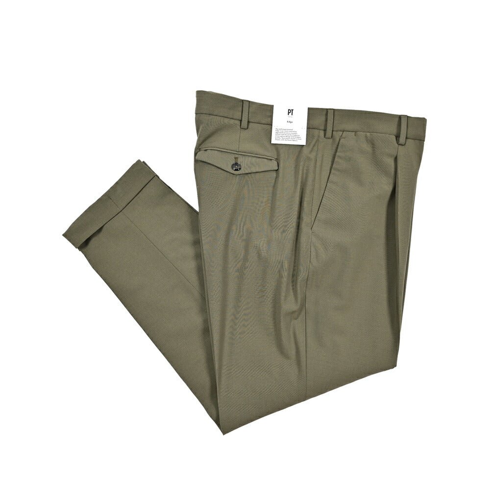 SALE|PT TORINO Edge "REBEL FIT" ストレッチウール ワンタックスラックス|423595|GUARDAROBA MILANO OFFICIAL STORE
