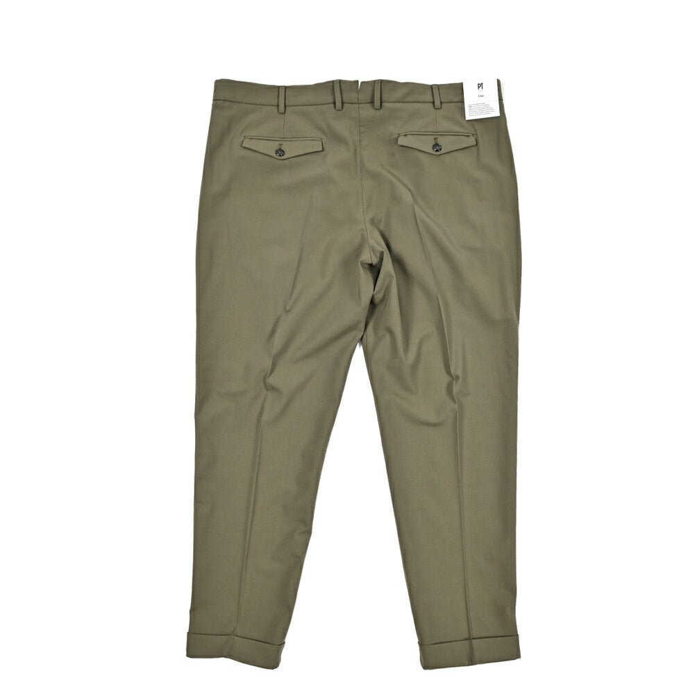 SALE|PT TORINO Edge "REBEL FIT" ストレッチウール ワンタックスラックス|423595|GUARDAROBA MILANO OFFICIAL STORE
