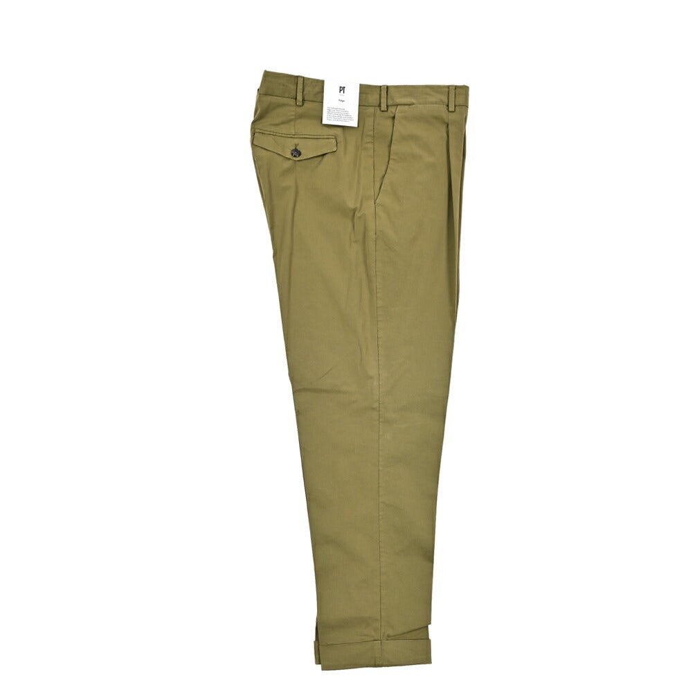 SALE|PT TORINO Edge "REBEL FIT" ストレッチコットンチノ リラックステーパードパンツ|423622|GUARDAROBA MILANO OFFICIAL STORE