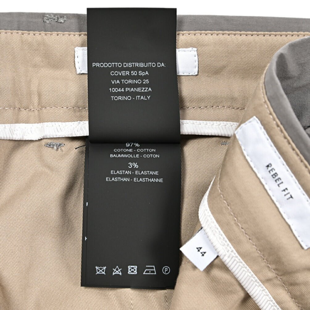 SALE|PT TORINO Edge "REBEL FIT" ストレッチコットンチノ リラックステーパードパンツ|423774 - 44|GUARDAROBA MILANO OFFICIAL STORE