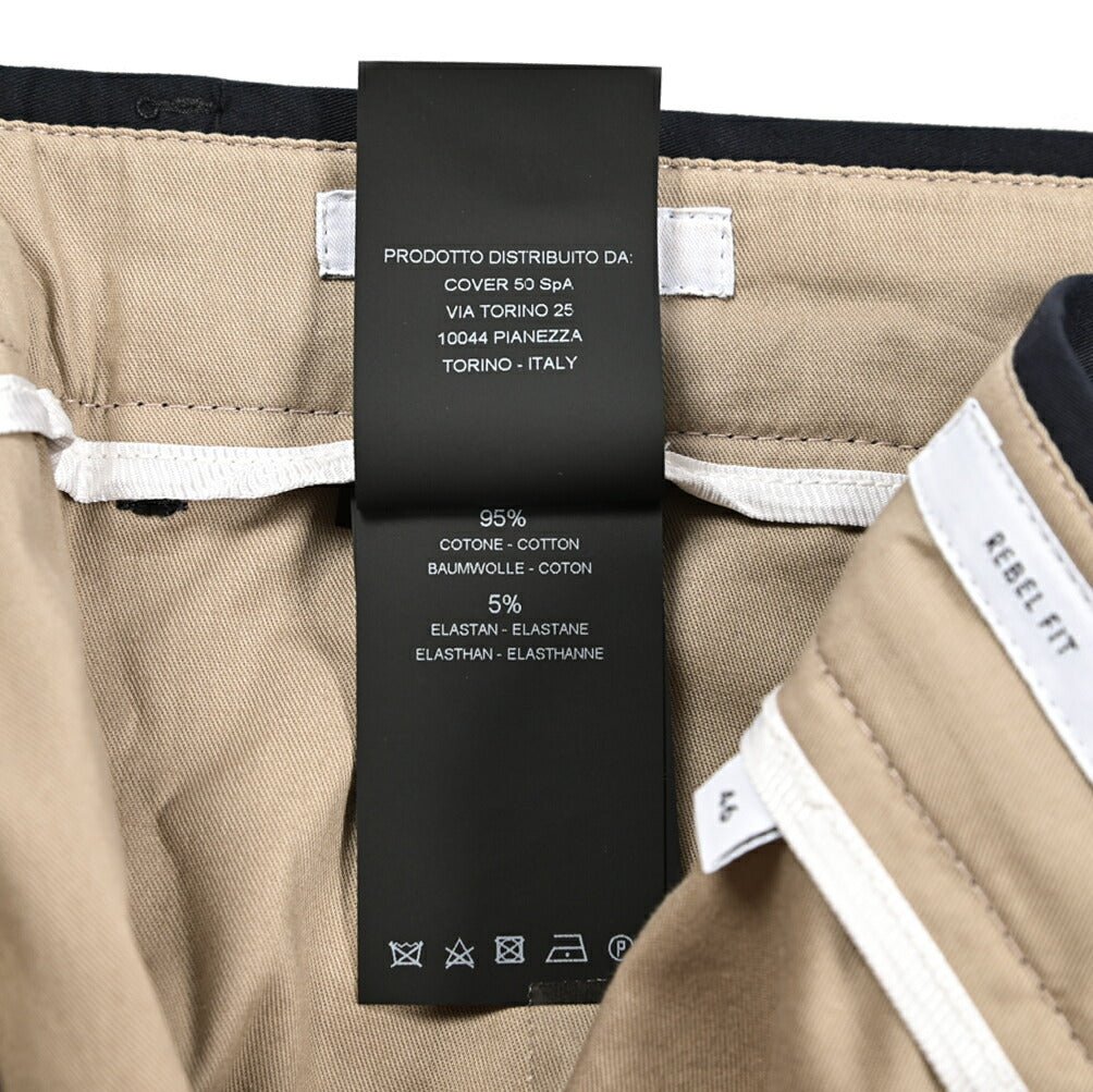 SALE|PT TORINO Edge "REBEL FIT" ストレッチコットン リラックステーパードスラックス|423895 - 44|GUARDAROBA MILANO OFFICIAL STORE