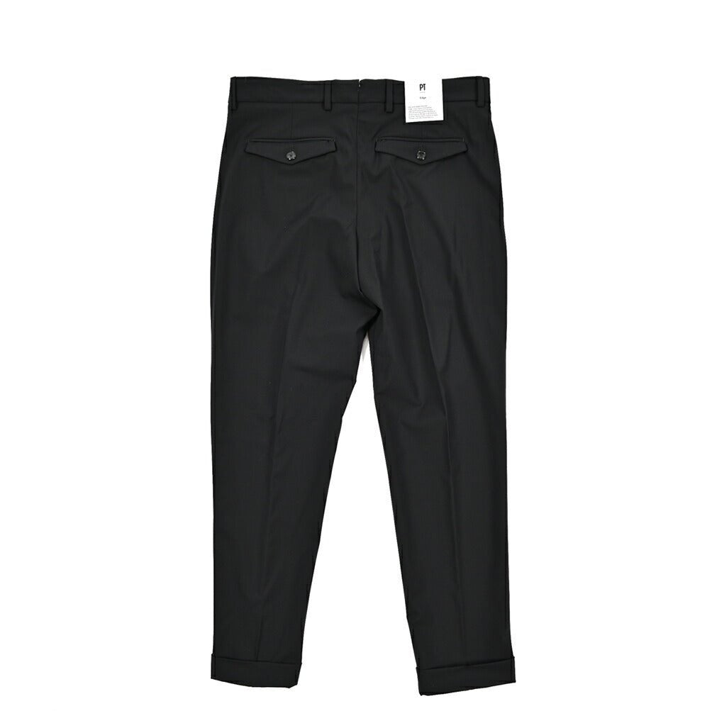 SALE|PT TORINO Edge "REBEL FIT" ストレッチウール リラックステーパードスラックス|424018 - 46|GUARDAROBA MILANO OFFICIAL STORE
