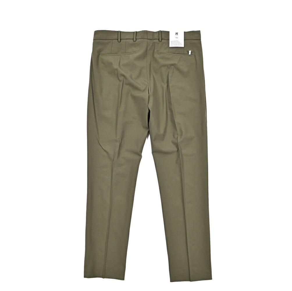 SALE|PT TORINO Edge "UNDICI" ストレッチウール ワンタックスラックス|423566 - 46|GUARDAROBA MILANO OFFICIAL STORE
