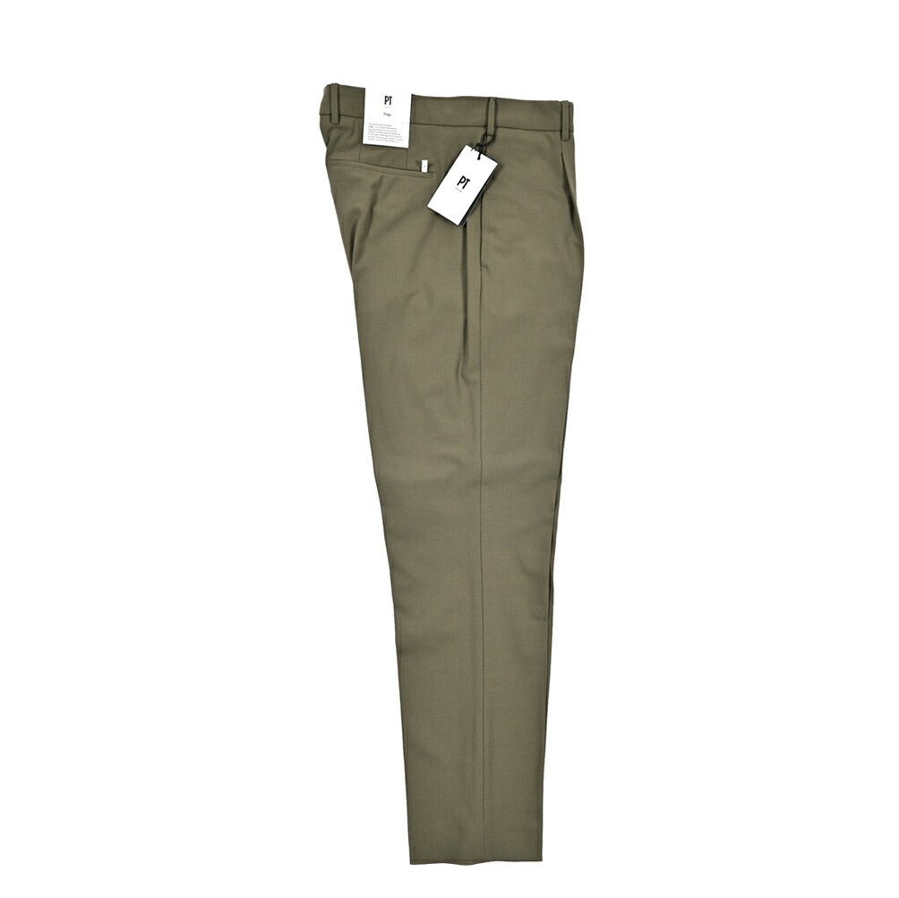 SALE|PT TORINO Edge "UNDICI" ストレッチウール ワンタックスラックス|423566 - 46|GUARDAROBA MILANO OFFICIAL STORE