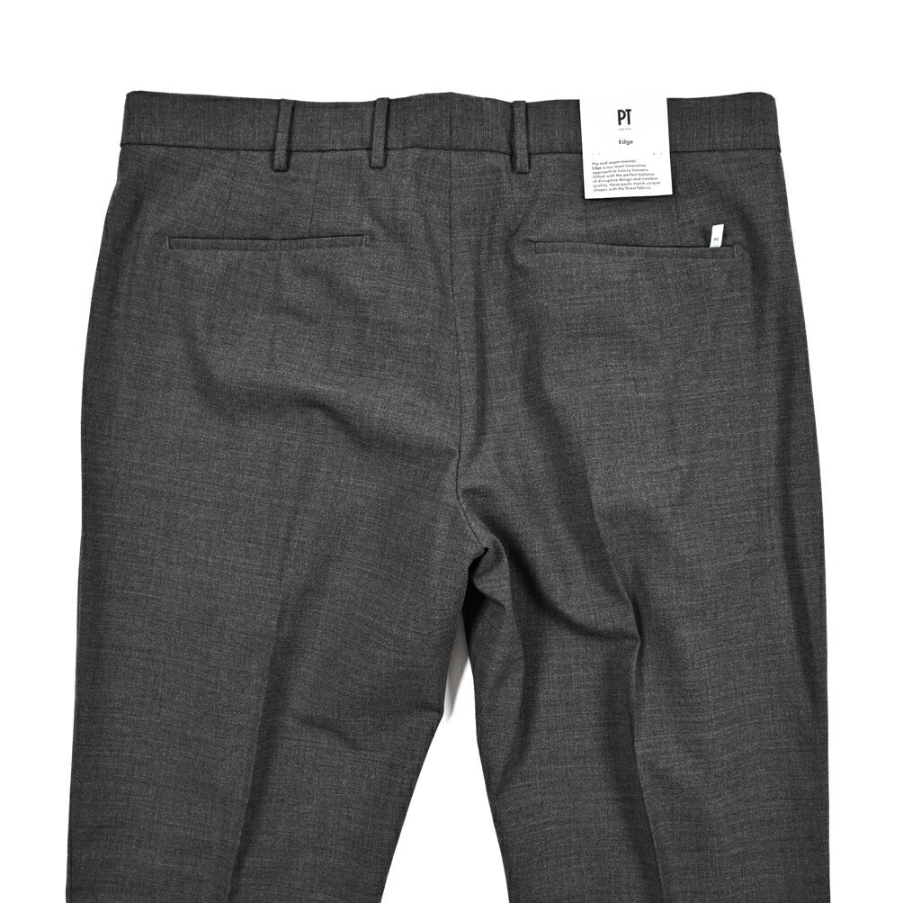 SALE|PT TORINO Edge "UNDICI" ストレッチウール ワンタックスラックス|423711 - 44|GUARDAROBA MILANO OFFICIAL STORE