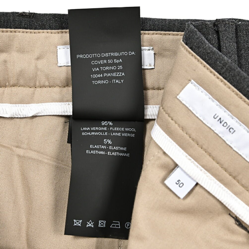 SALE|PT TORINO Edge "UNDICI" ストレッチウール ワンタックスラックス|423711 - 44|GUARDAROBA MILANO OFFICIAL STORE