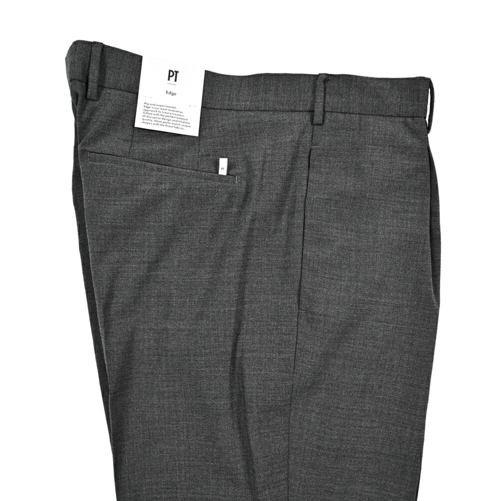 SALE|PT TORINO Edge "UNDICI" ストレッチウール ワンタックスラックス|423711 - 44|GUARDAROBA MILANO OFFICIAL STORE